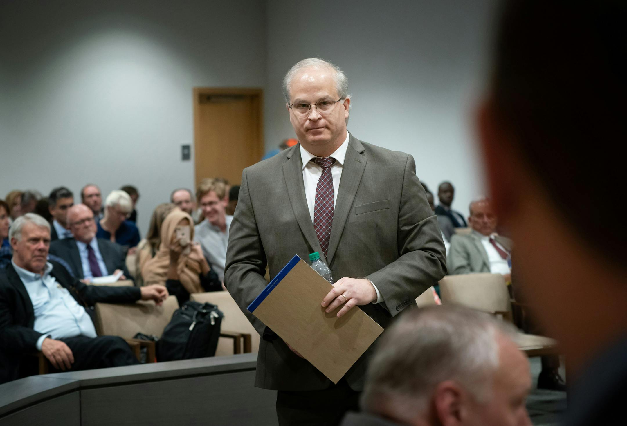 Scott Stillman, former manager of state&#x2019;s forensics lab testified before the Senate House and Human Services Reform Committee to investigate fraud in the state's child care assistance program. Her left through a side door due to security concerns. ] GLEN STUBBE &#x2022; glen.stubbe@startribune.com Tuesday, May 15, 2018 Key lawmakers have called for swift action following reports that state regulators failed to prevent millions of dollars in fraudulent payments to child care providers. Wha